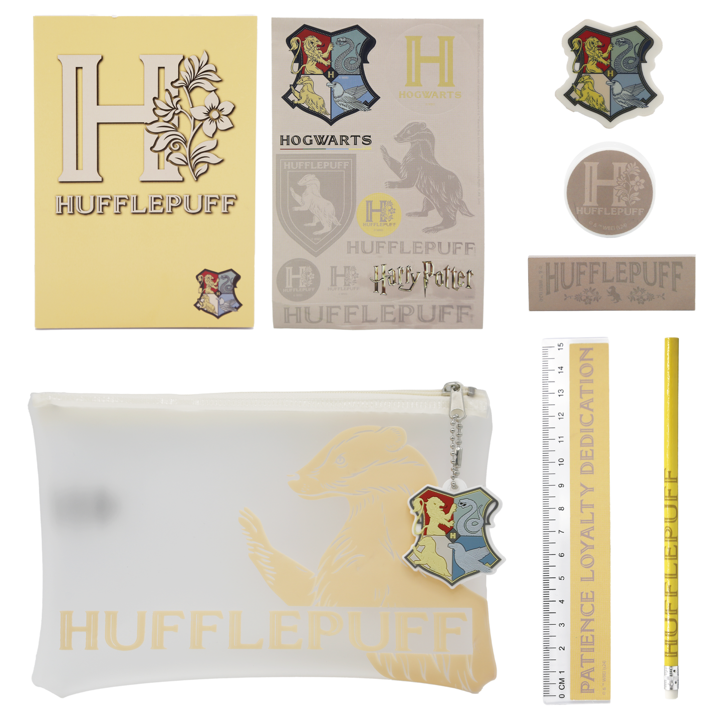House Mascot Hufflepuff Stationery Set