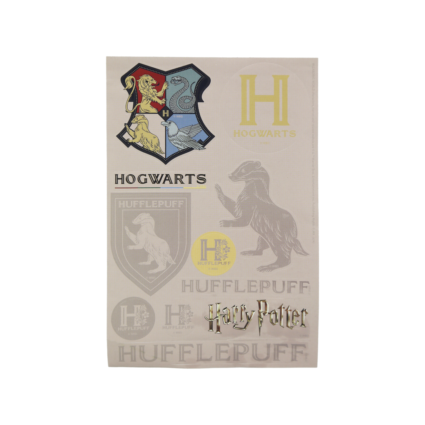 House Mascot Hufflepuff Stationery Set