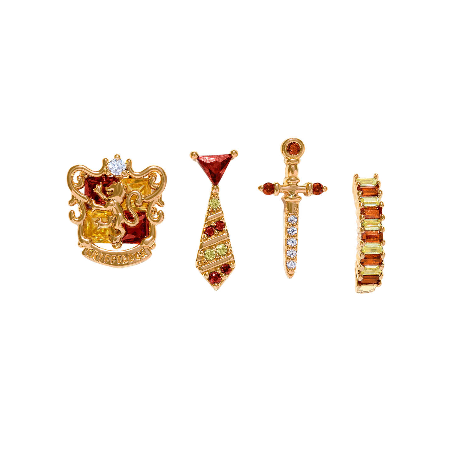 Girls Crew Gryffindor House Earring Set