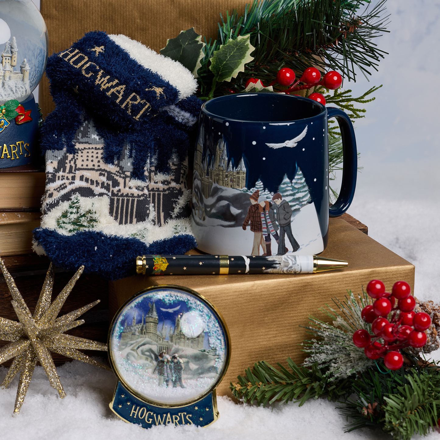Hogwarts in the Snow Christmas Pen