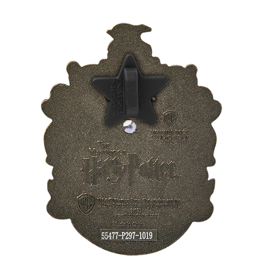 Hufflepuff Crest Glitter Pin