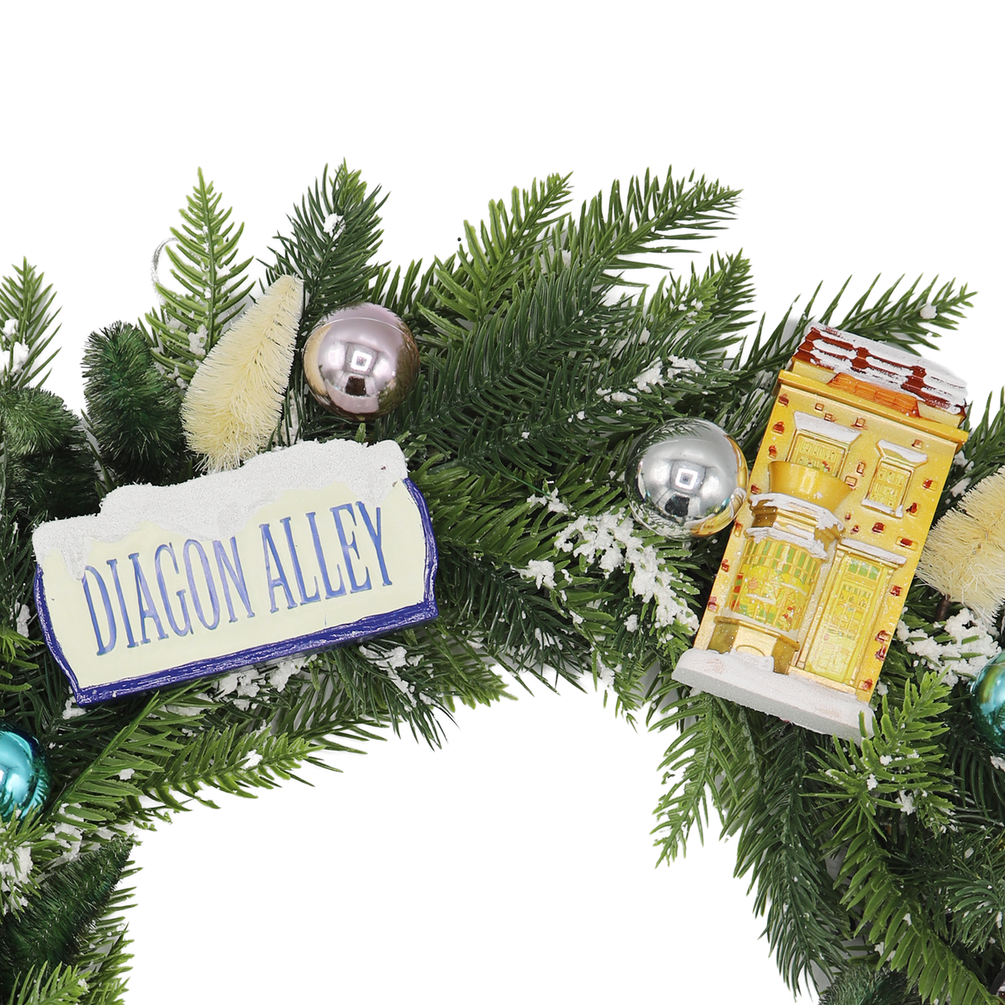 Diagon Alley Christmas Wreath