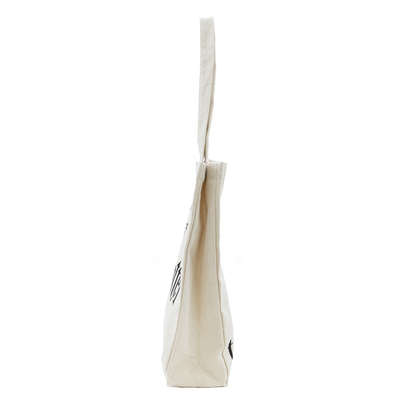 Beige tote bag with a strap
