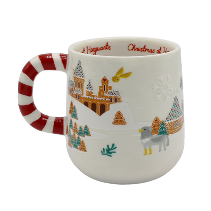 Scenic Hogwarts Christmas Mug