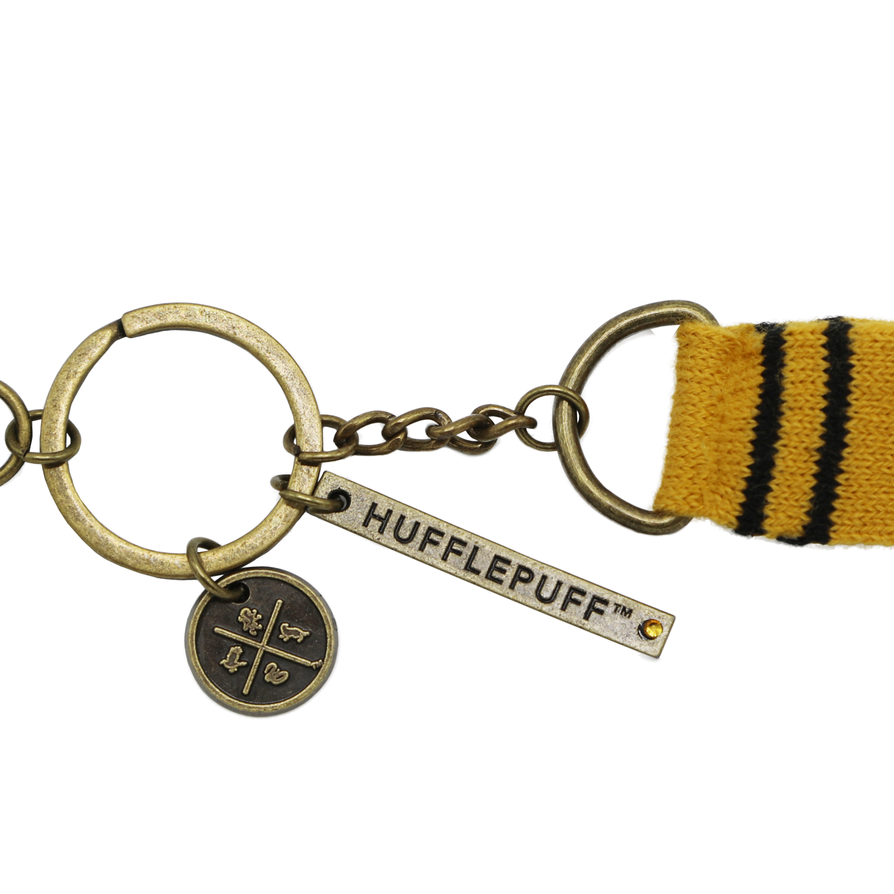 Hufflepuff Scarf Keyring