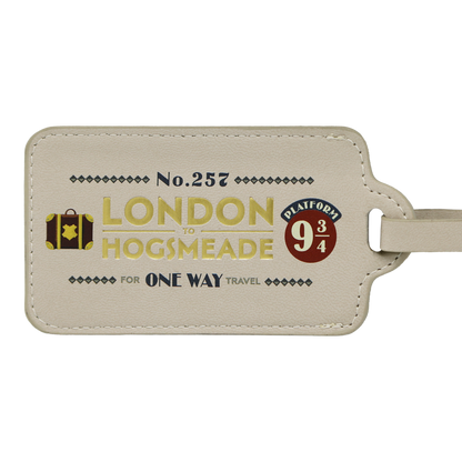 London to Hogwarts Luggage Tag