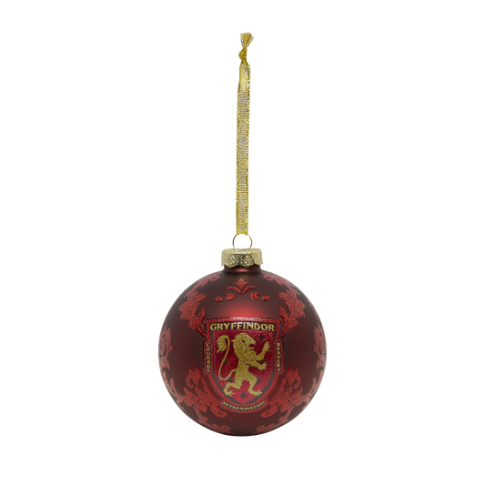 Gryffindor Glitter Ornament