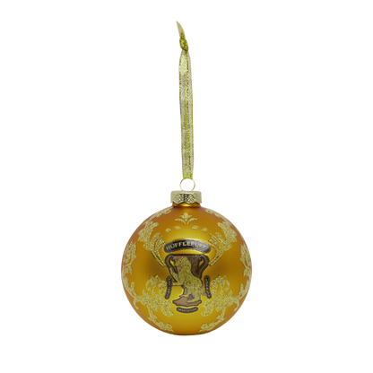 Hufflepuff Glitter Ornament