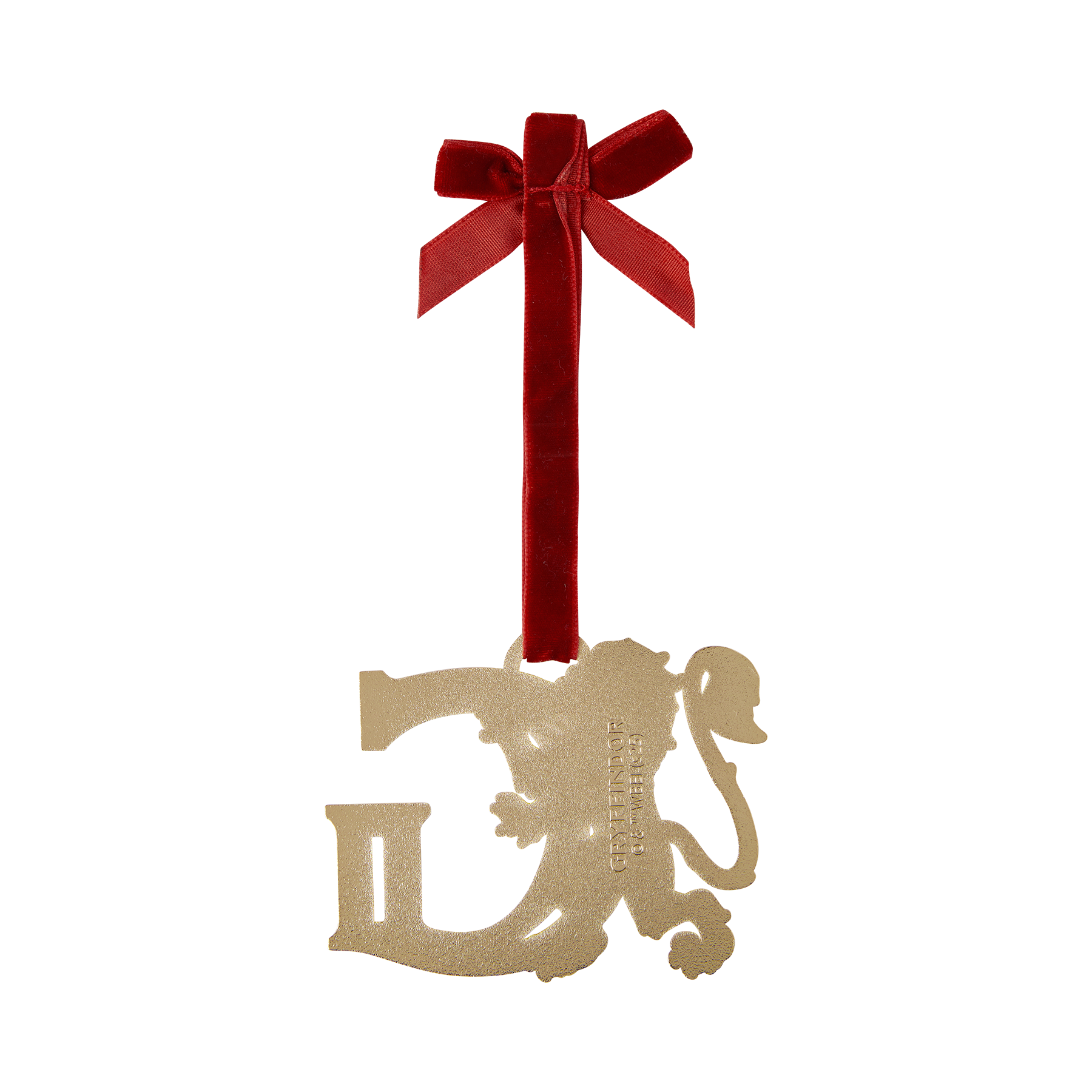 Gryffindor 'G' Metal Ornament