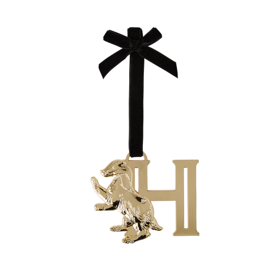 Hufflepuff 'H' Metal Ornament