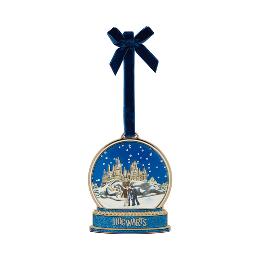 Hogwarts Trio Metal Snow Globe Ornament