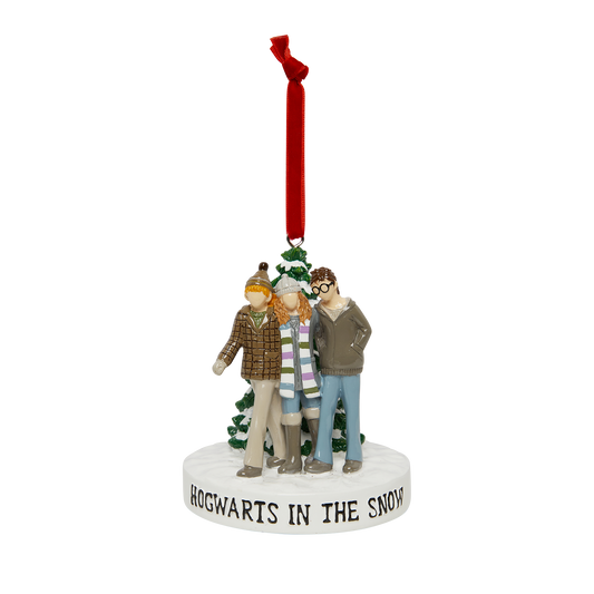 Hogwarts in the Snow Trio Ornament