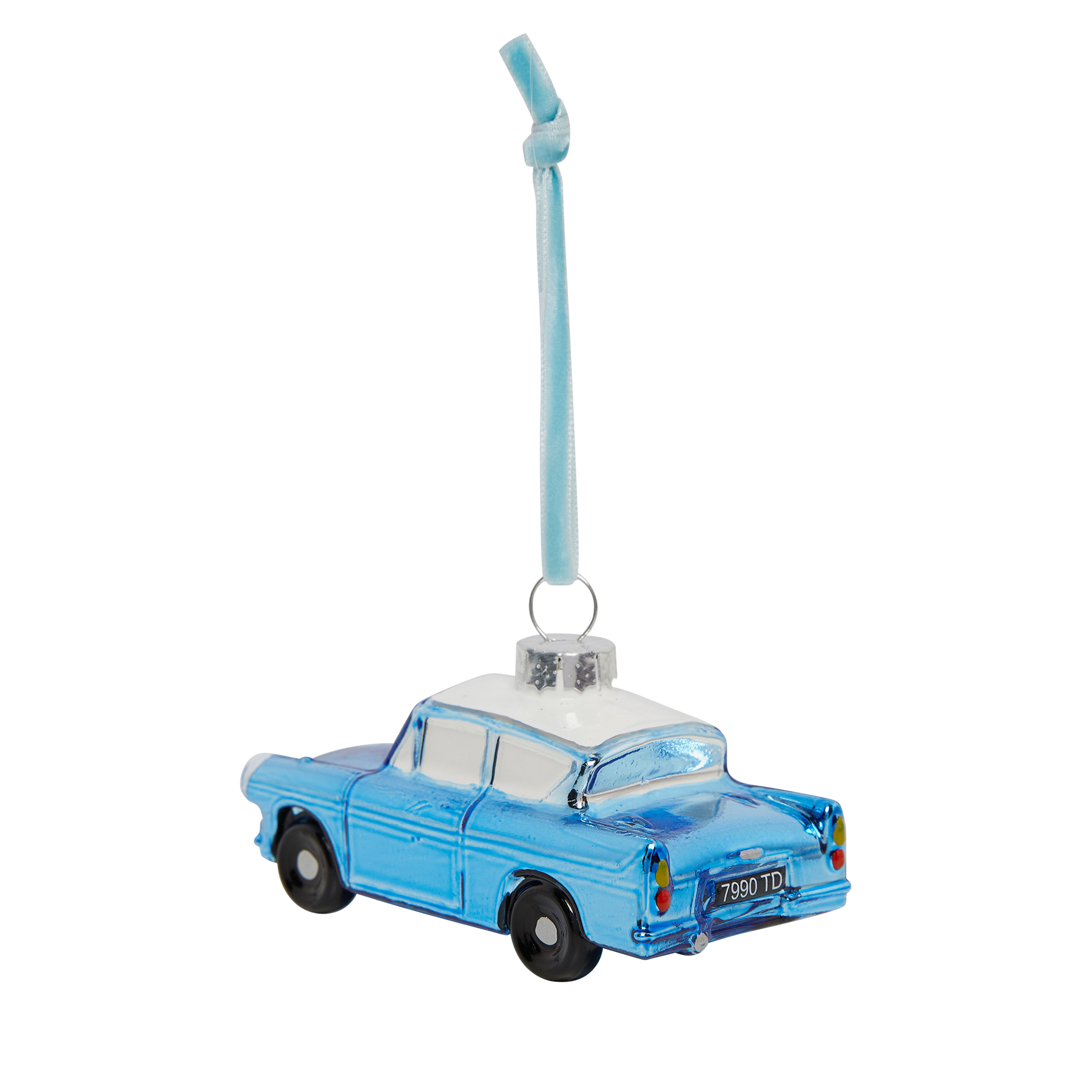 Ford Anglia Glass Ornament