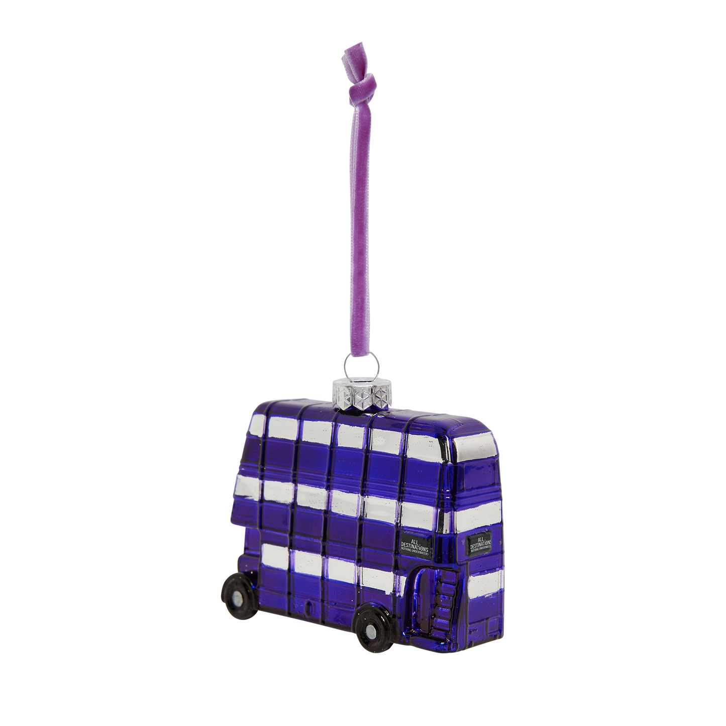 Knight Bus Glass Ornament