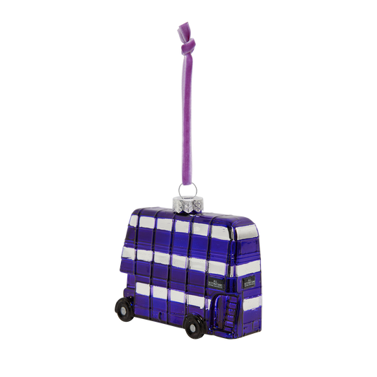 Knight Bus Glass Ornament