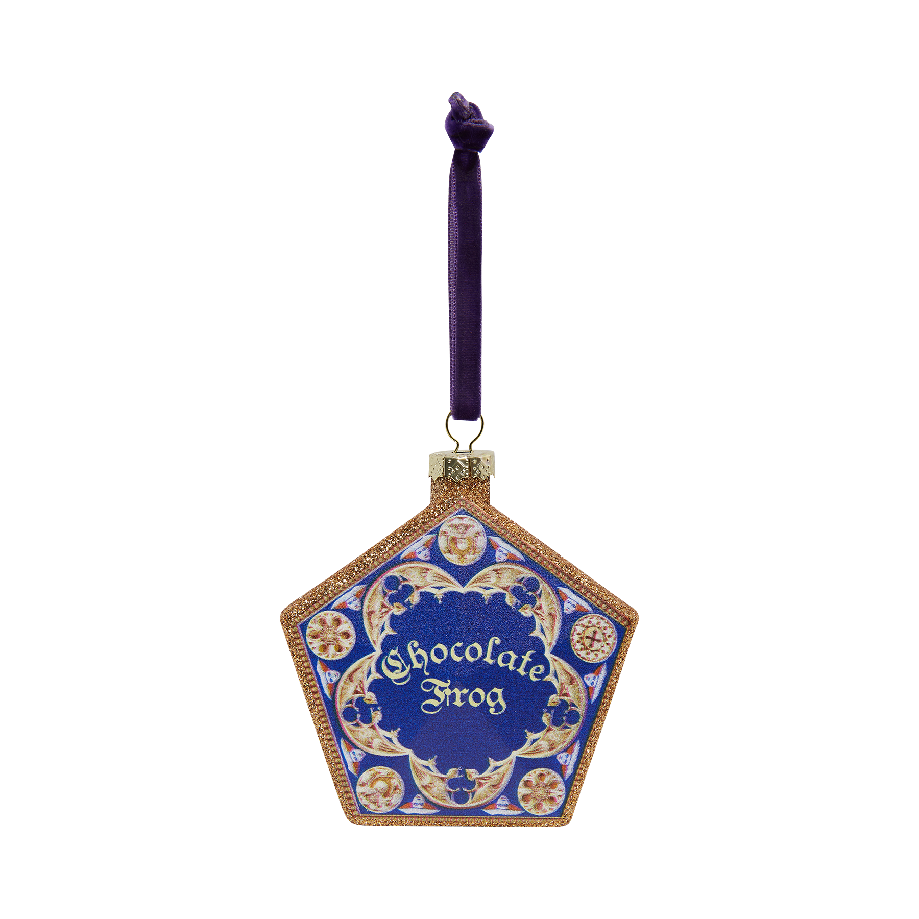 Chocolate Frog Glass Ornament