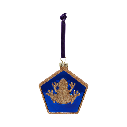 Chocolate Frog Glass Ornament