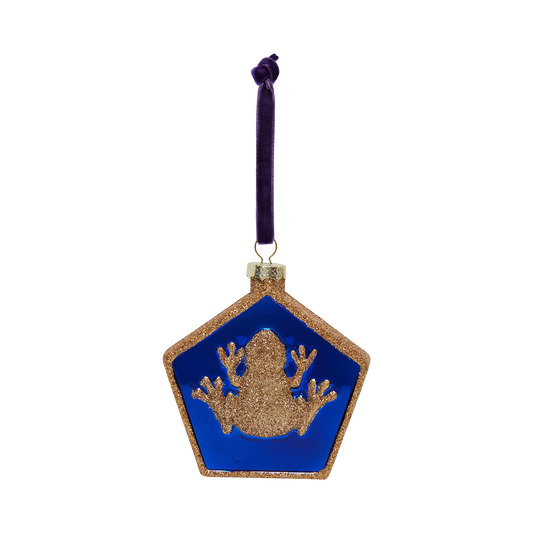 Chocolate Frog Glass Ornament