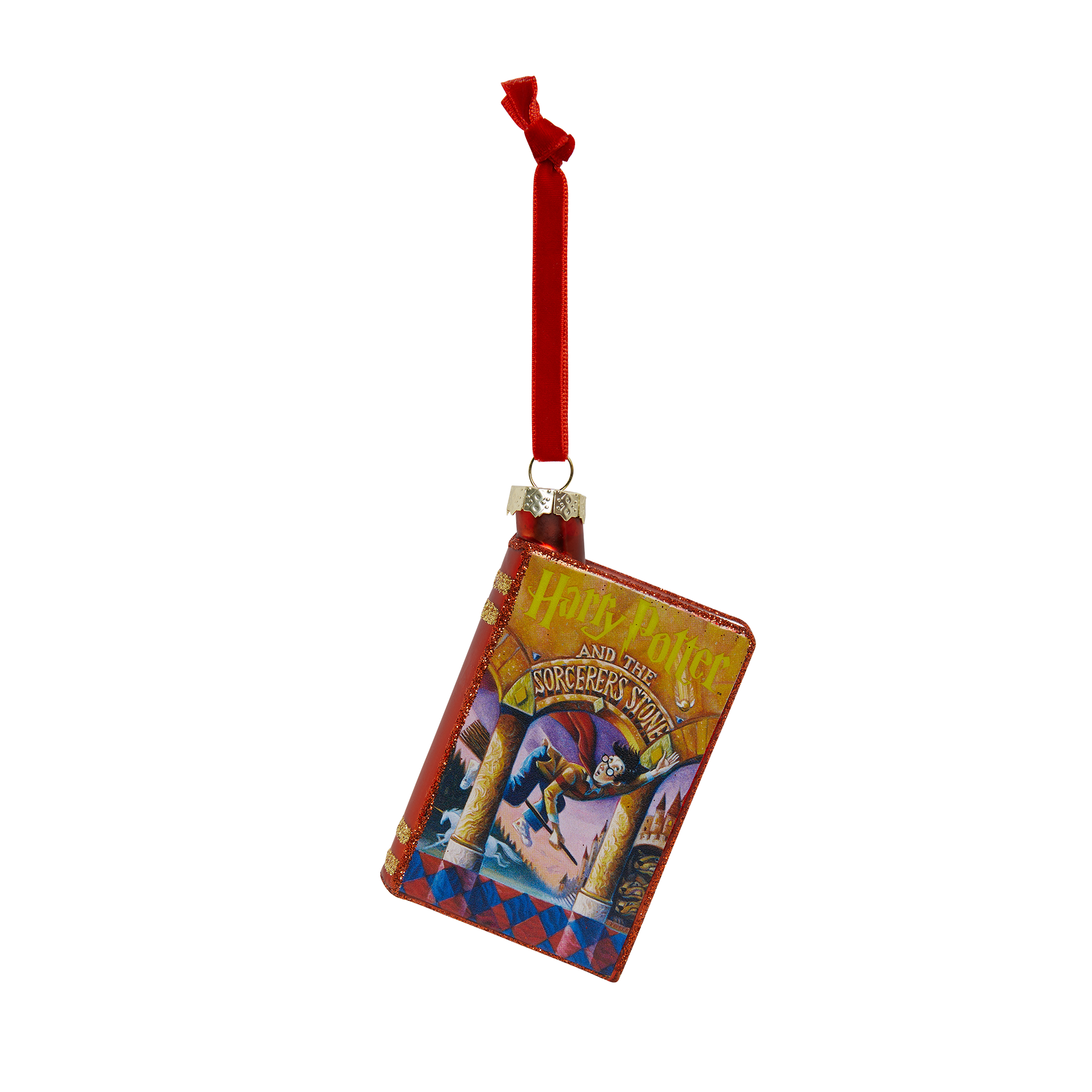 Harry Potter Book Cover Glass Ornament