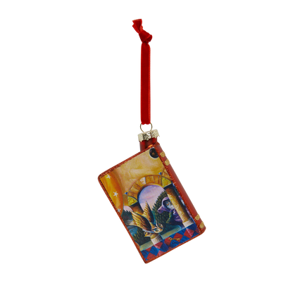 Harry Potter Book Cover Glass Ornament