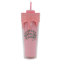 Happee Birthdae Cup & Straw