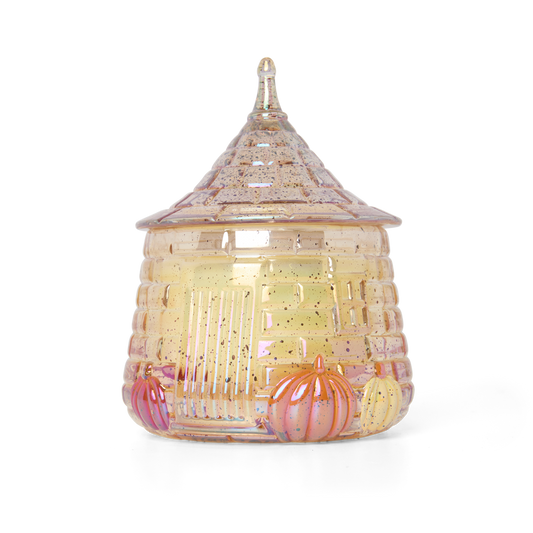 Hagrid's Hut Glass Candle