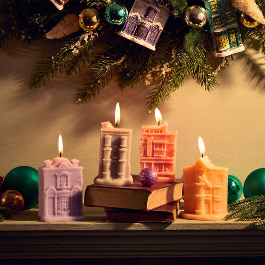 Diagon Alley Christmas Candle Set