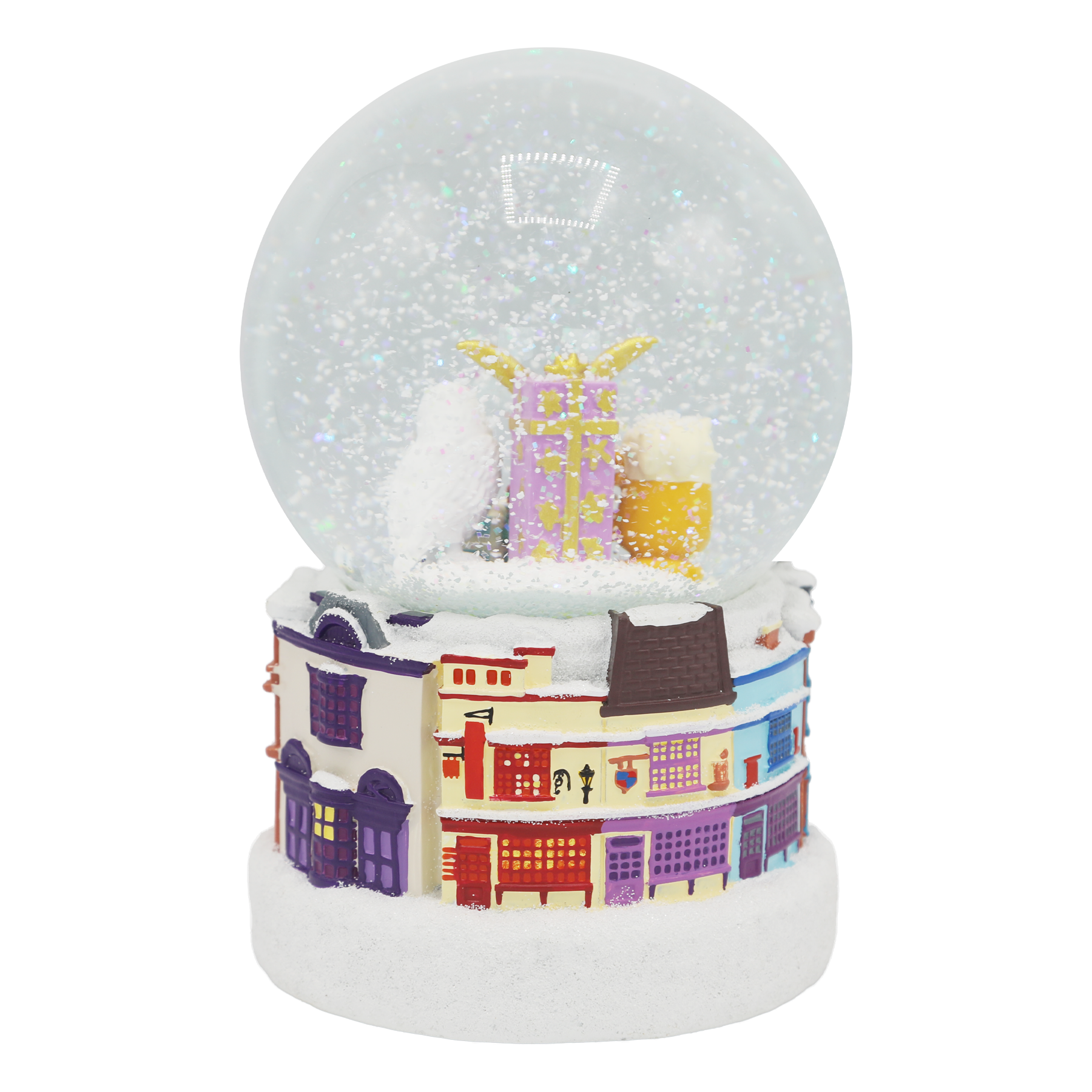 Diagon Alley Christmas Snow Globe
