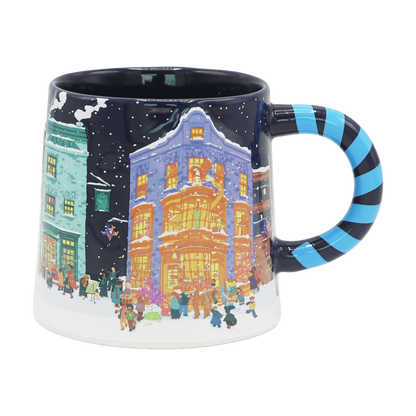 Diagon Alley Christmas Blue Mug