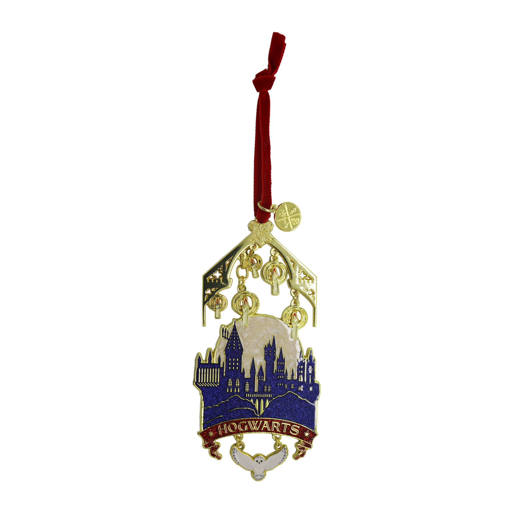 Hogwarts Christmas Metal Decoration