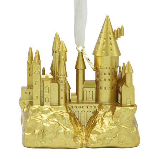 Hogwarts Castle Gold Decoration