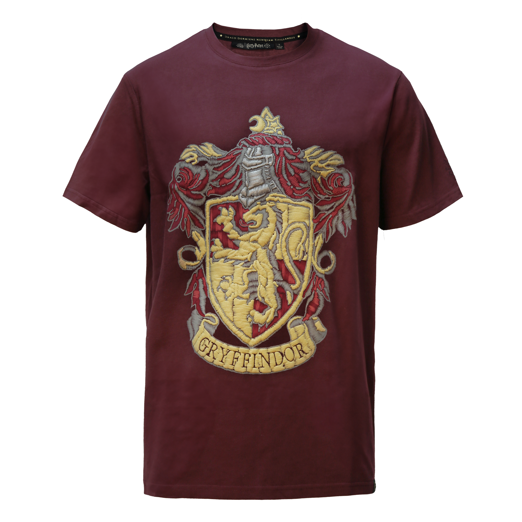 Gryffindor Embroidery Print T-Shirt