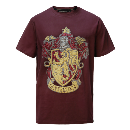 Gryffindor Embroidery Print T-Shirt