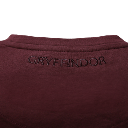 Gryffindor Embroidery Print T-Shirt