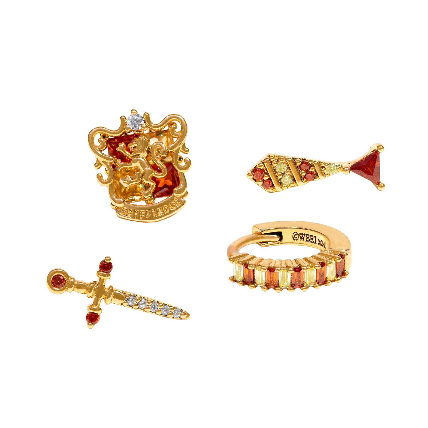 Girls Crew Gryffindor House Earring Set