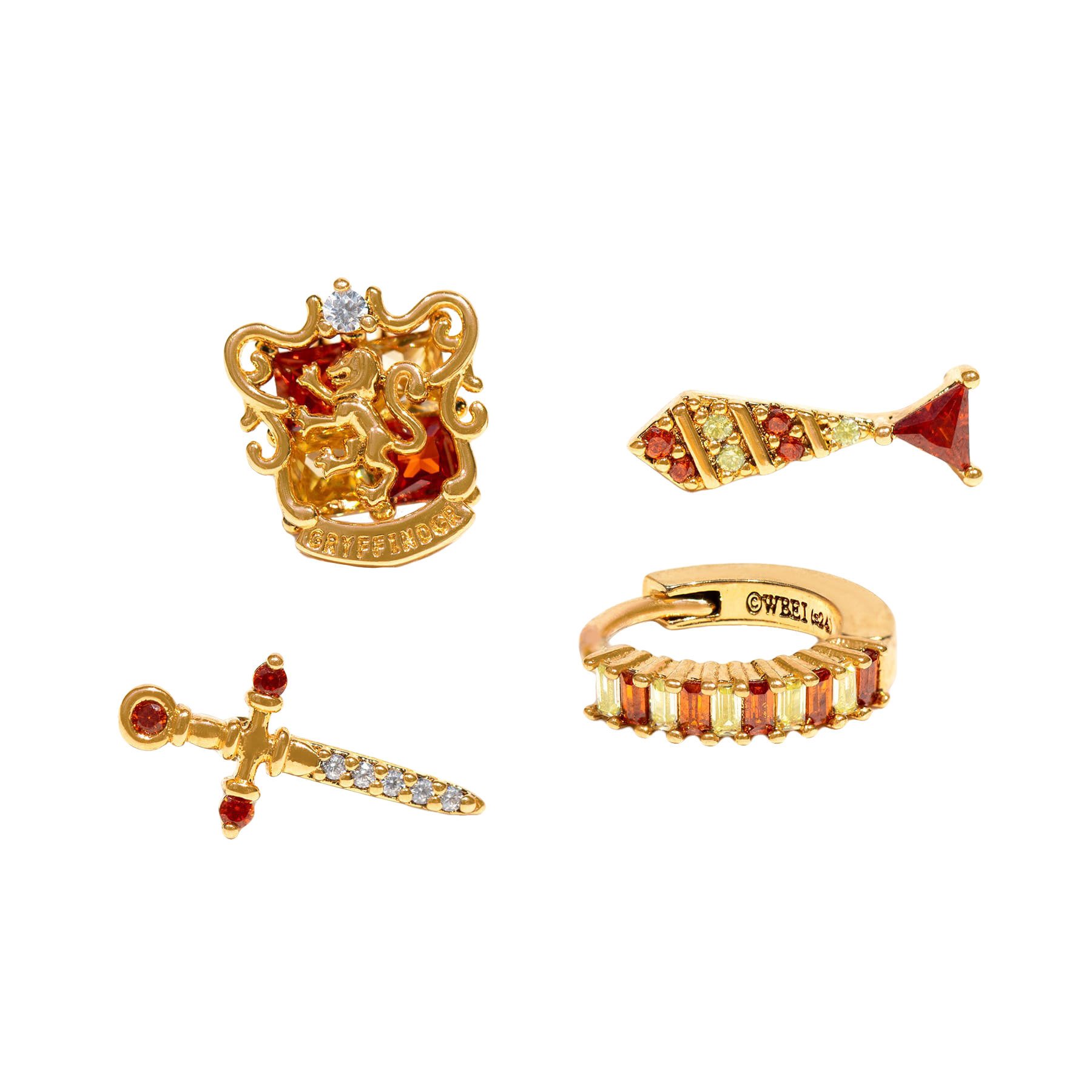 Girls Crew Gryffindor House Earring Set