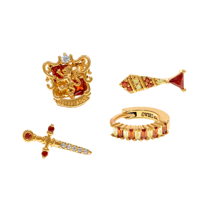 Girls Crew Gryffindor House Earring Set