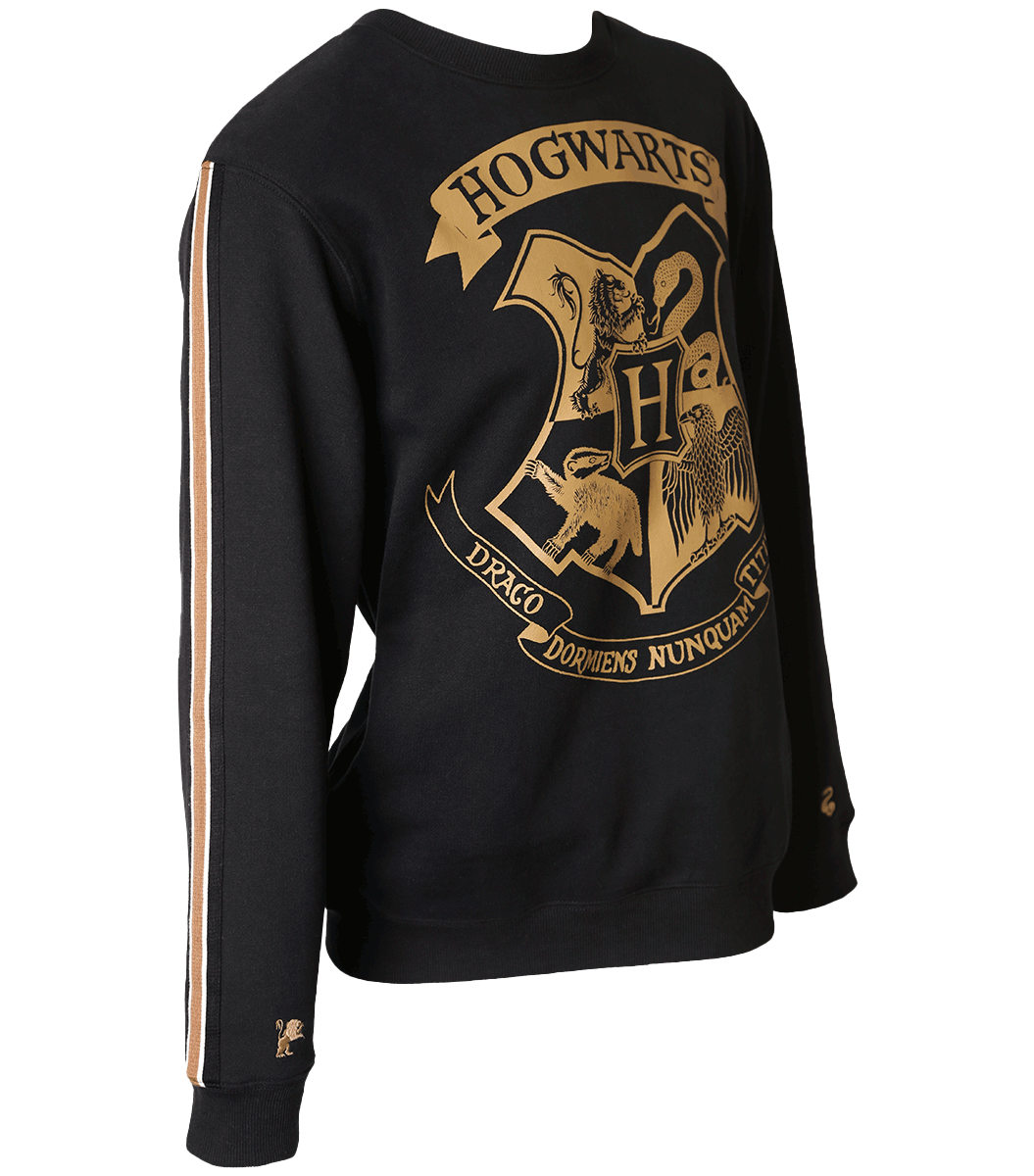 Hogwarts Striped Sleeve Sweatshirt