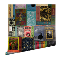 Hogwarts Library MinaLima Wallpaper