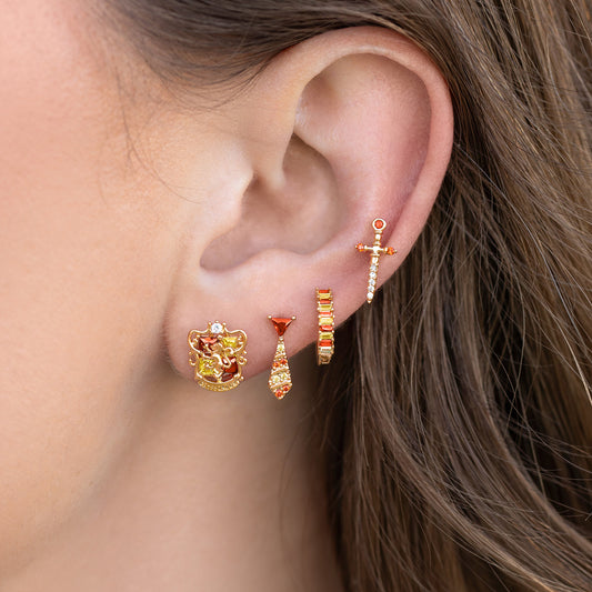 Girls Crew Gryffindor House Earring Set