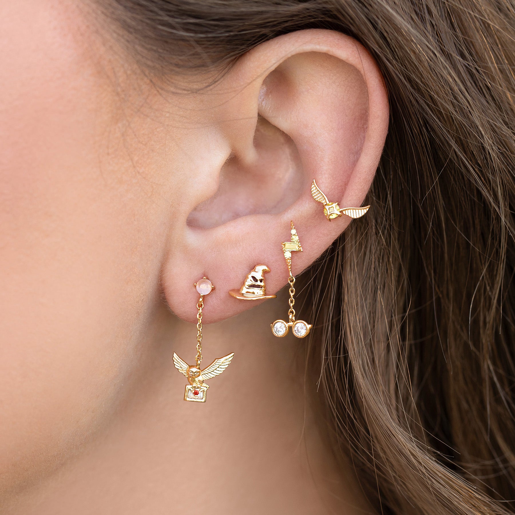 Girls Crew Back to Hogwarts Earring Set