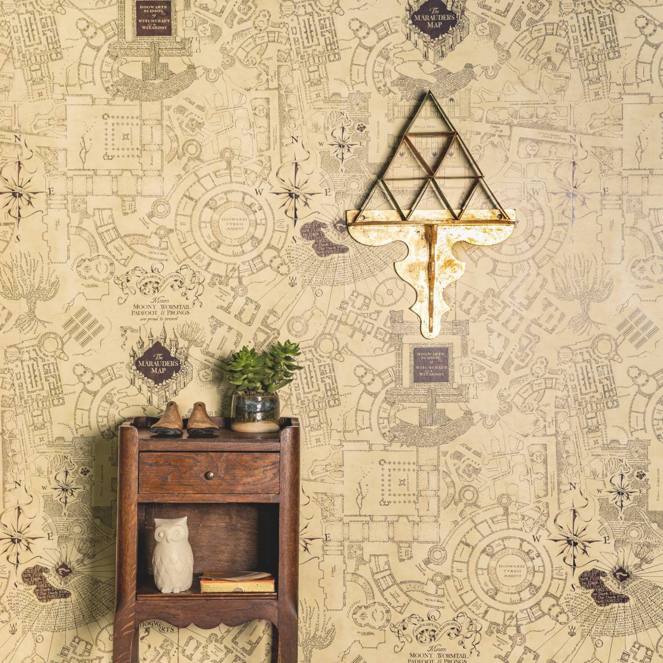 Marauder's Map MinaLima Wallpaper