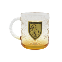 House Mascot Hufflepuff Glass Mug