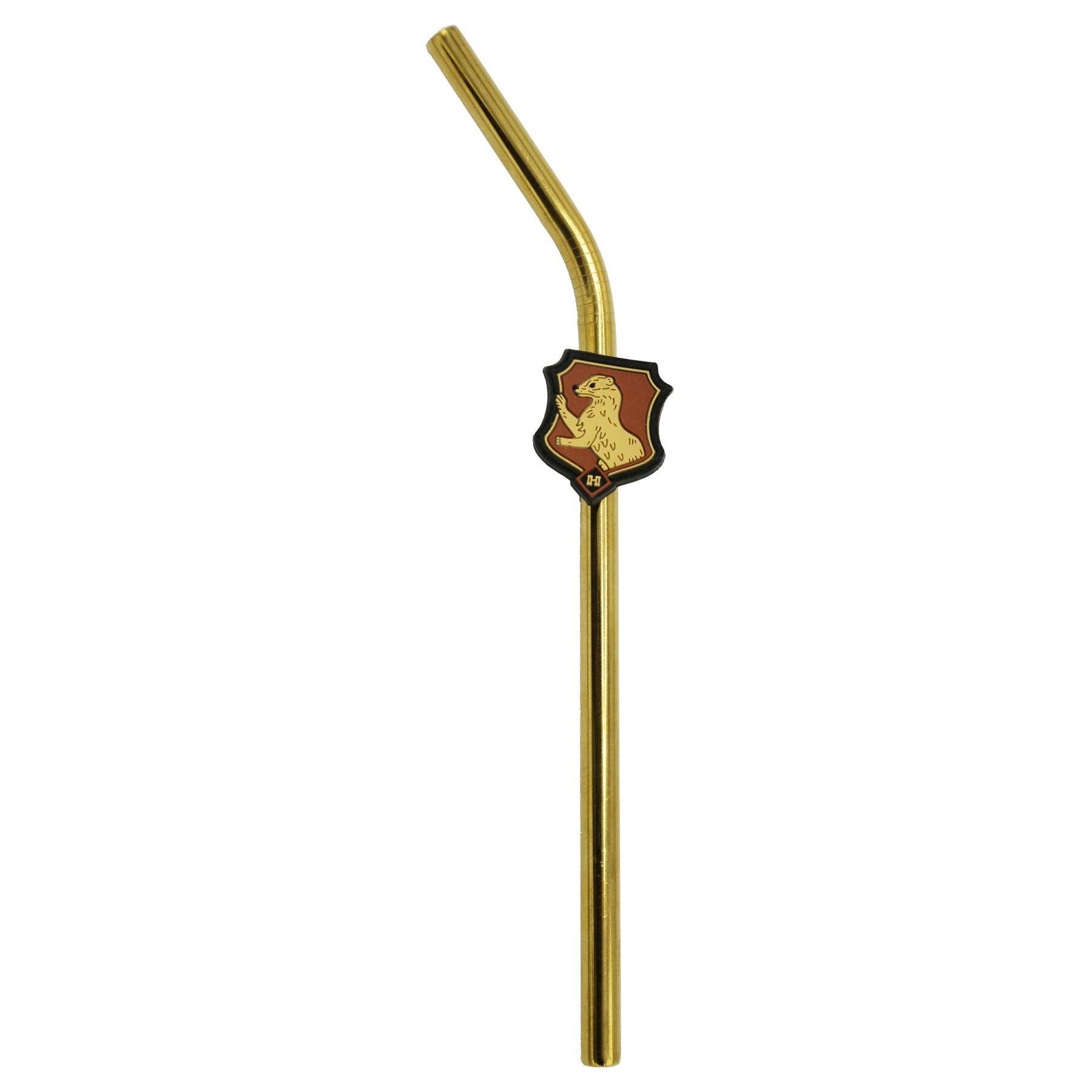 House Mascot Hufflepuff Straw Set