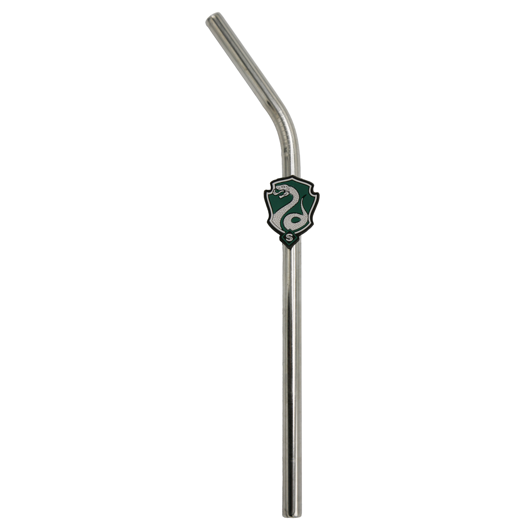 House Mascot Slytherin Straw Set