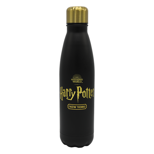 Harry Potter NYC Black & Gold Water Bottle