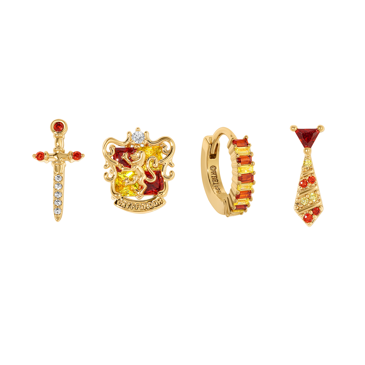 Girls Crew Gryffindor House Earring Set