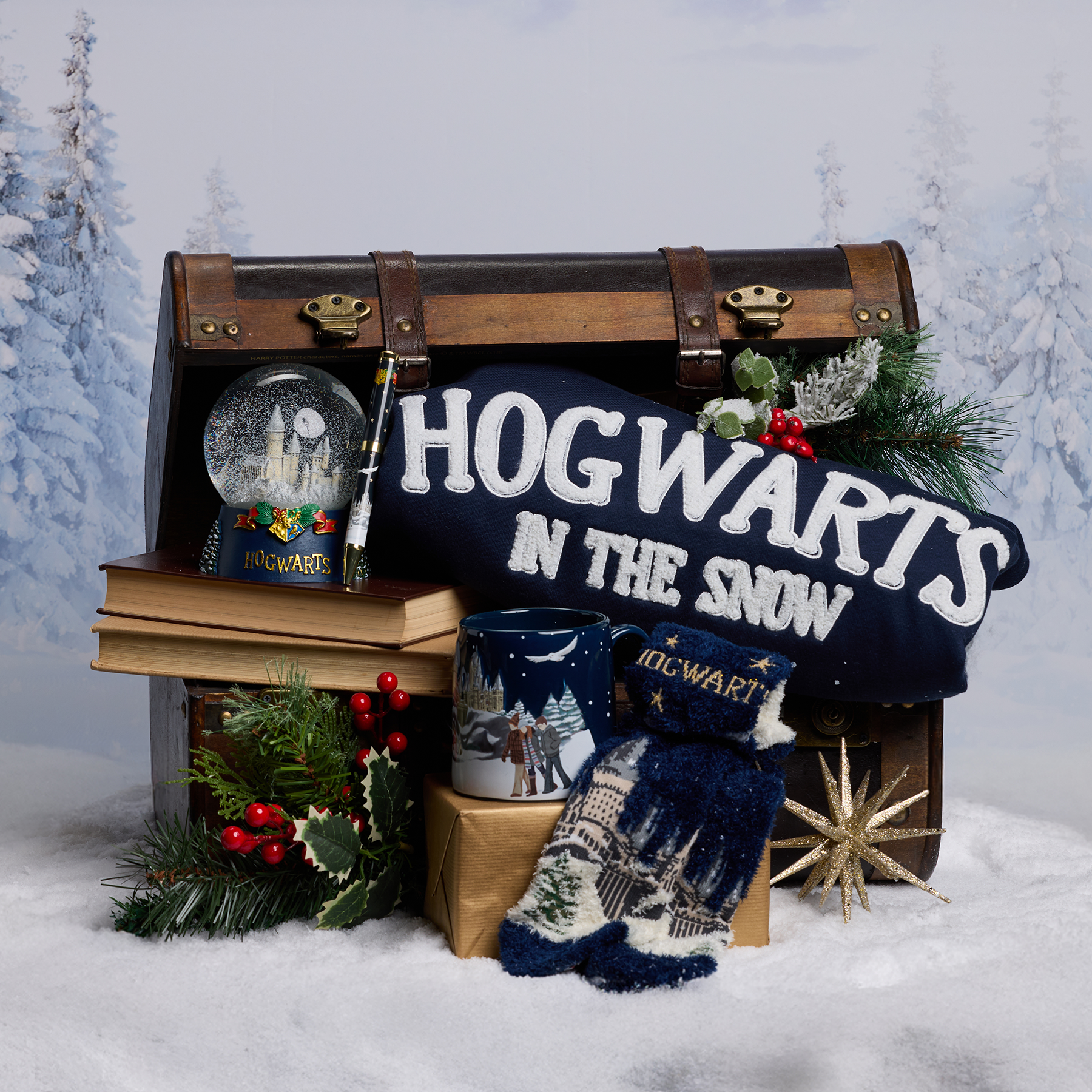 Hogwarts Christmas Gift Trunk