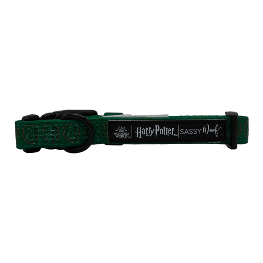 Slytherin Pet Collar - Sassy Woof