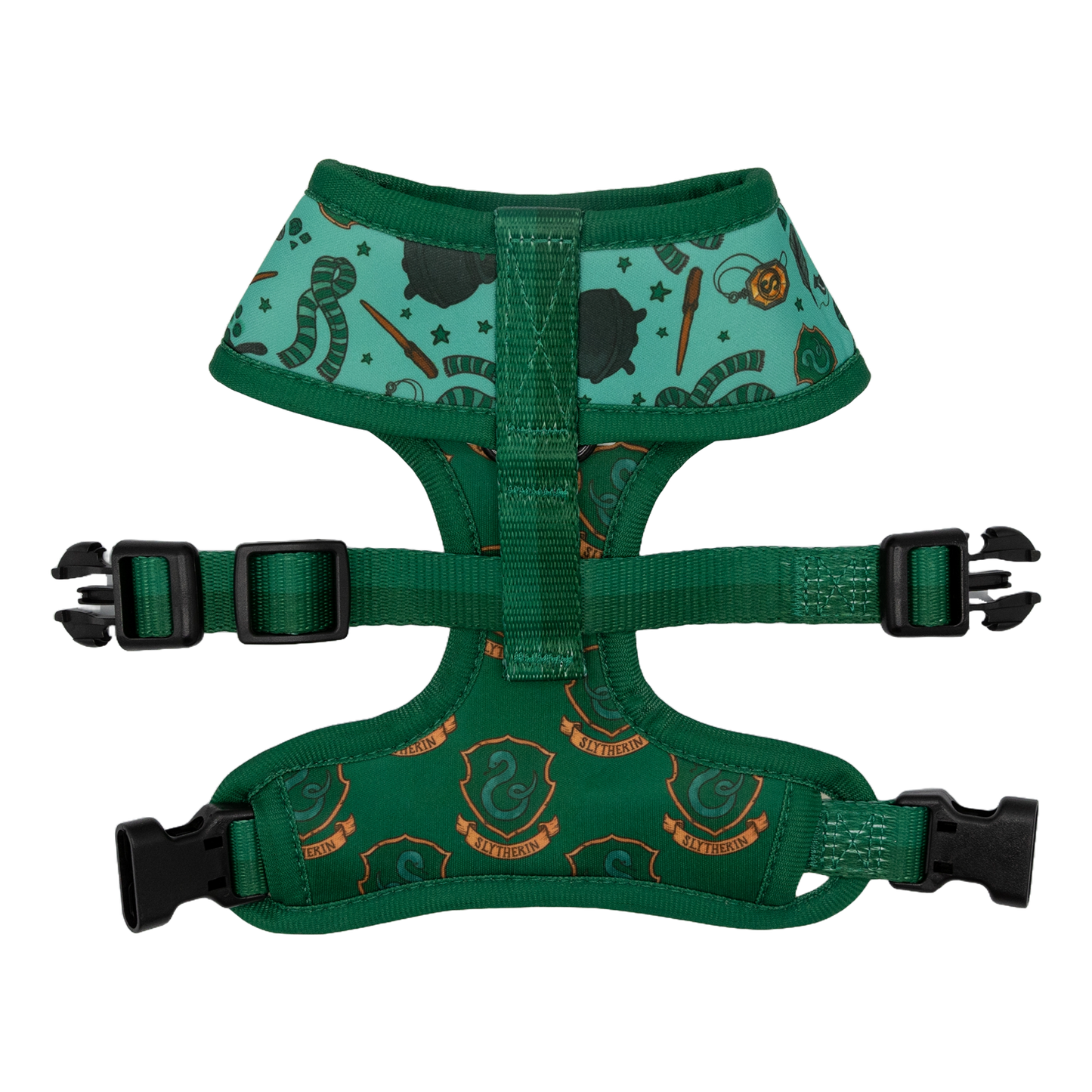 Slytherin Pet Harness - Sassy Woof